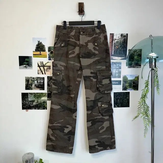 Vintage camo pants 카모바지