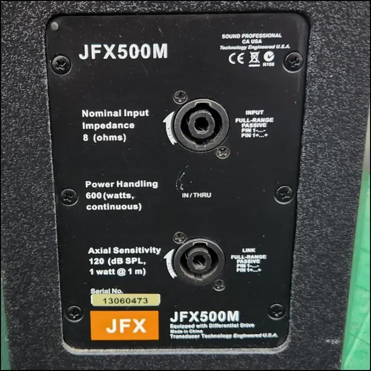 보스톤오디오 JFX500M 15인치 중고스피커 (1통)