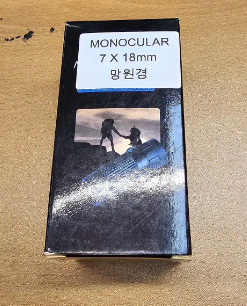 MONOCULAR 7X18mm 망원경 (야구장/콘서트/공연장/천체)