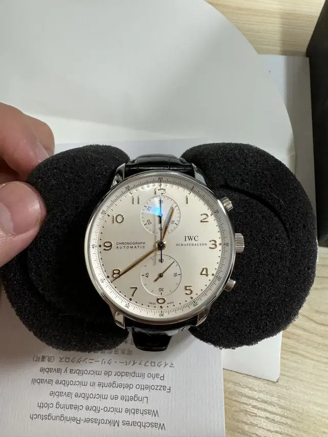 24년 오버홀) IWC 포르투기저 41mm 골드헨즈