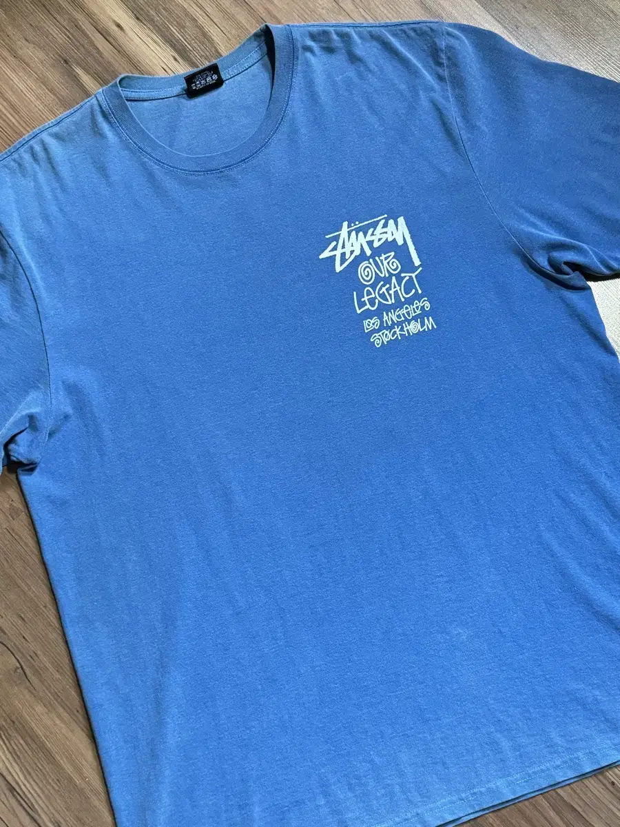 [L]Stussy x Hourglass Surfman Bloo