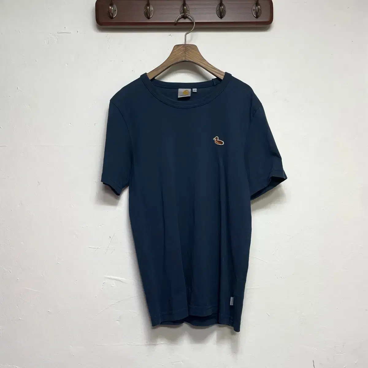 Calhart Duck Patch Navy Short Sleeve T-Shirt