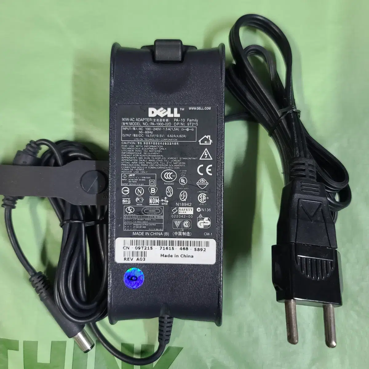 Dell PA-1900-02D, 19.5V 4.62A 노트북아답터