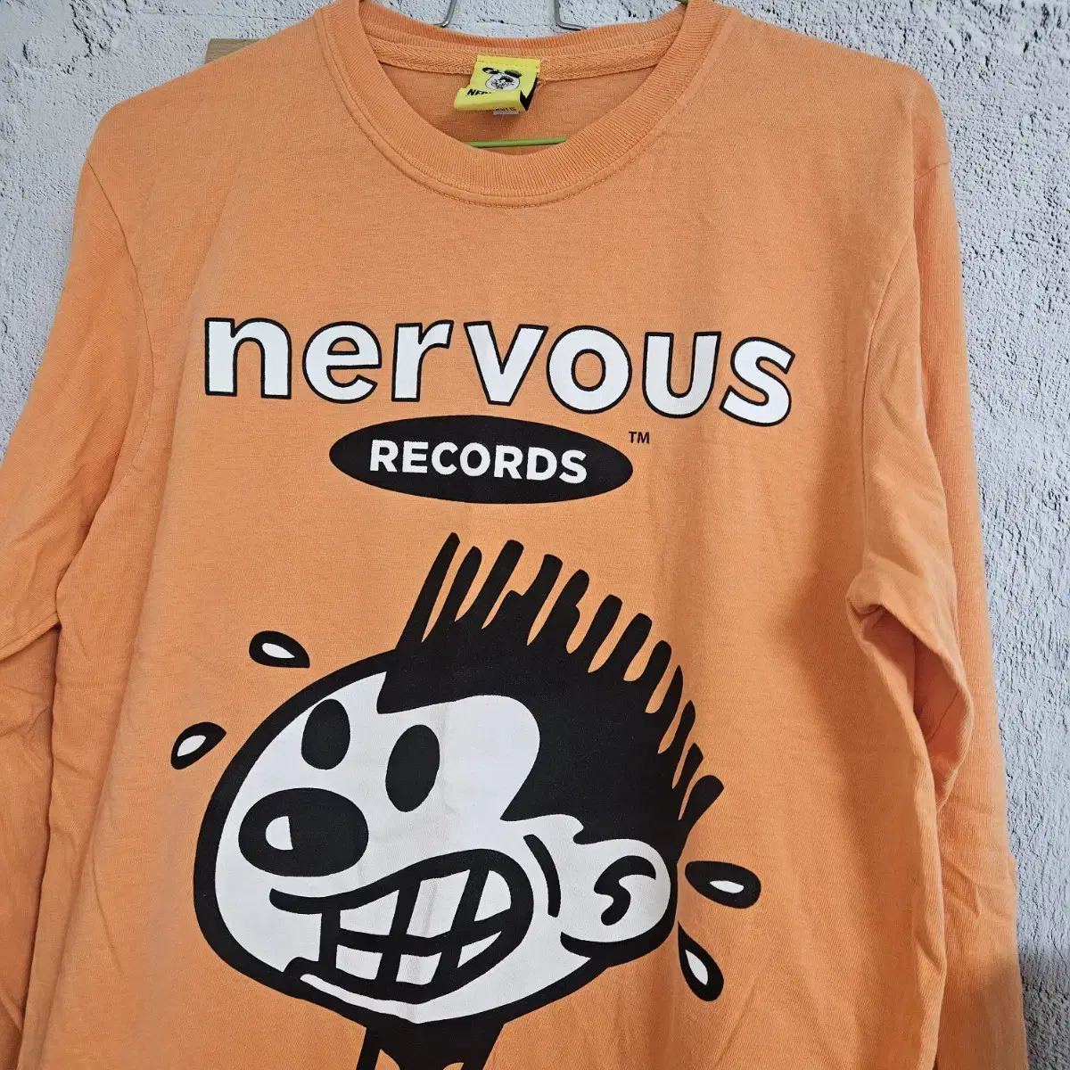 Nervous Records Nervous Records Long Sleeve Orange Long Sleeve