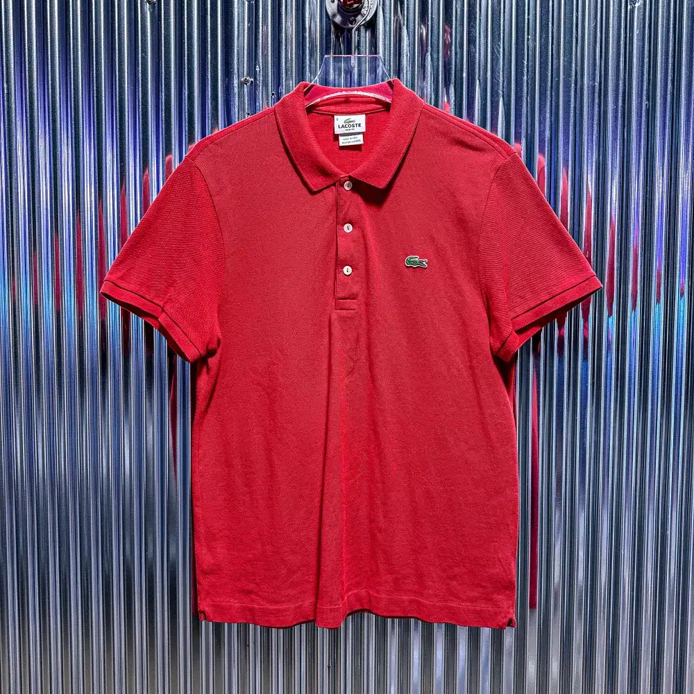 Lacoste Cara Neck PK Short Sleeve Shirt (Domestic M) CC664