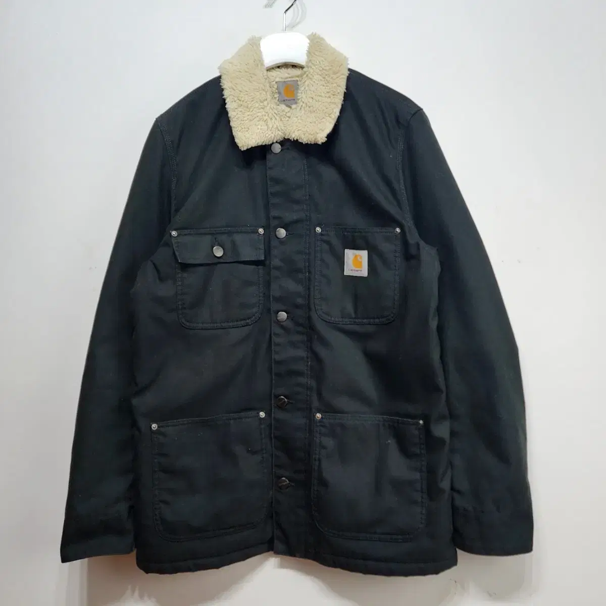 칼하트 CARHARTT 양털 데님자켓  블랙 M