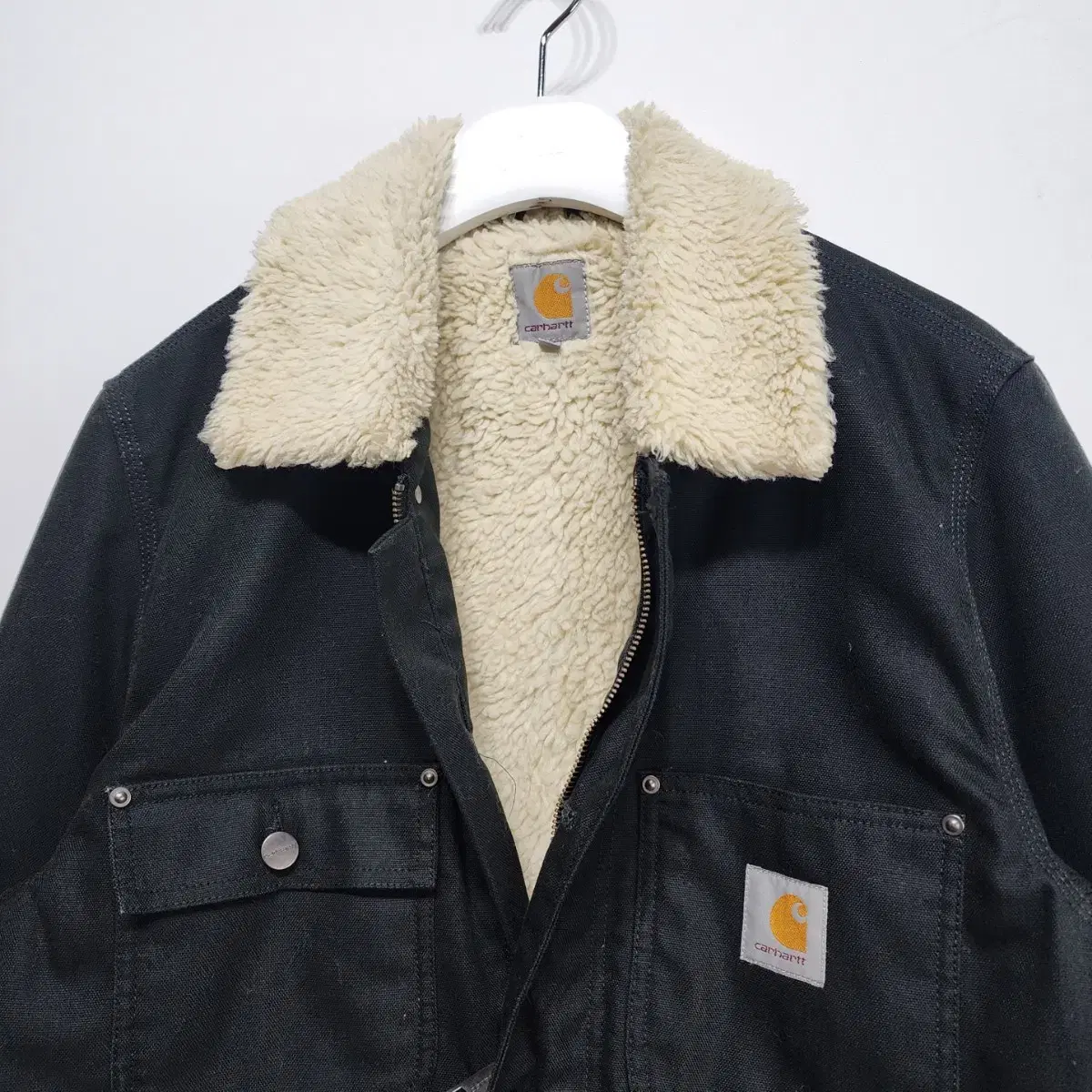 칼하트 CARHARTT 양털 데님자켓  블랙 M