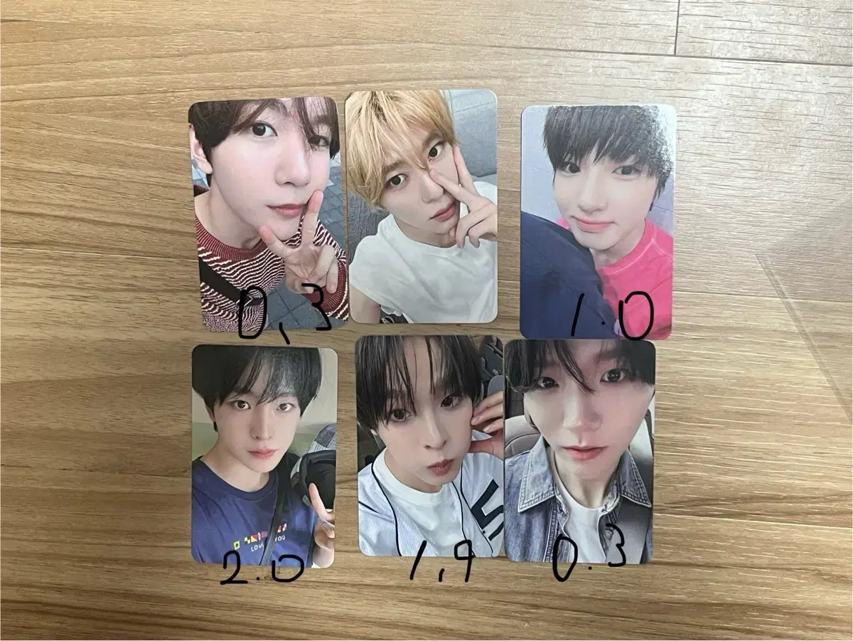 DimaMu riku Yuushi Jaehee Ryosakuya unreleased photocard photocard WTS!