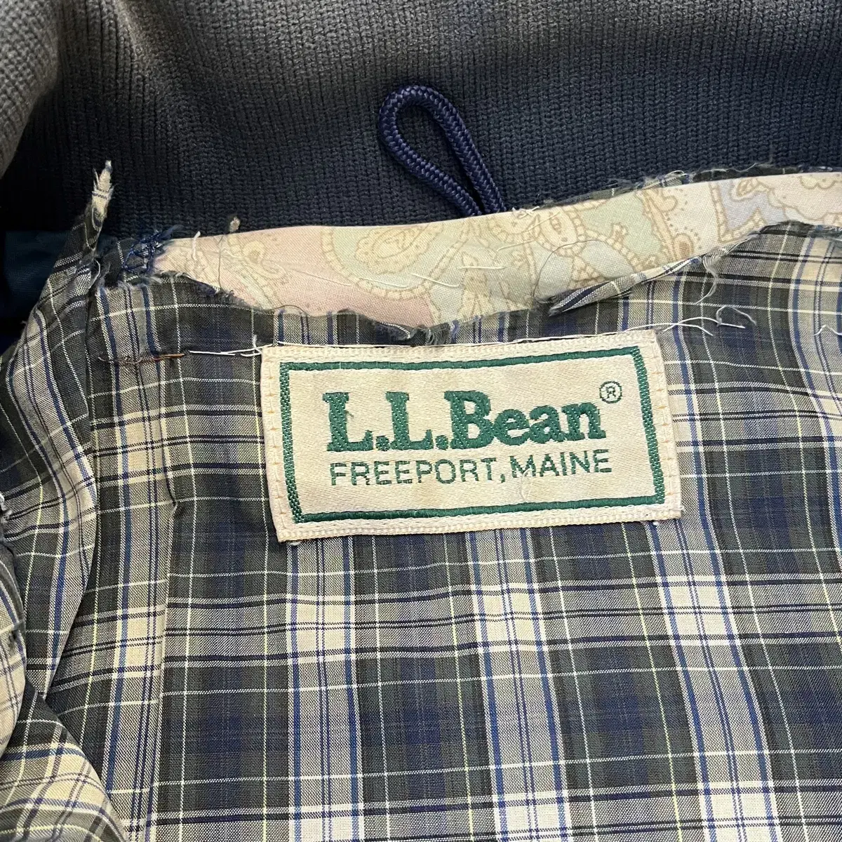 LLbean 엘엘빈 블루 바라쿠다 코튼 자켓