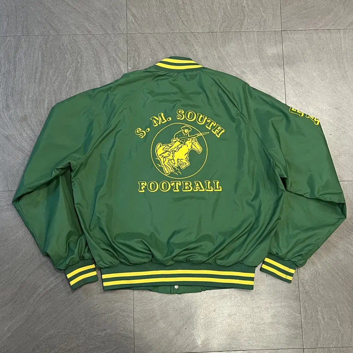 90s Vintage American-made Green Coach Cetin Jacket in Green