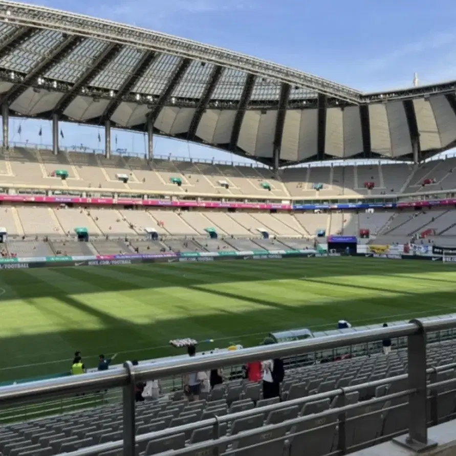 국가대표 축구 대한민국 팔레스타인 1등석C, 2등석B 연석