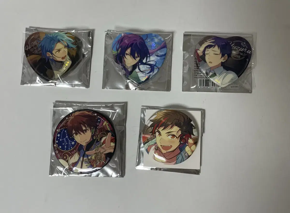 Anstar Himeru Soma Yuzuru Chiaki Tetora Heart Can Badge Star Trace Can Badge