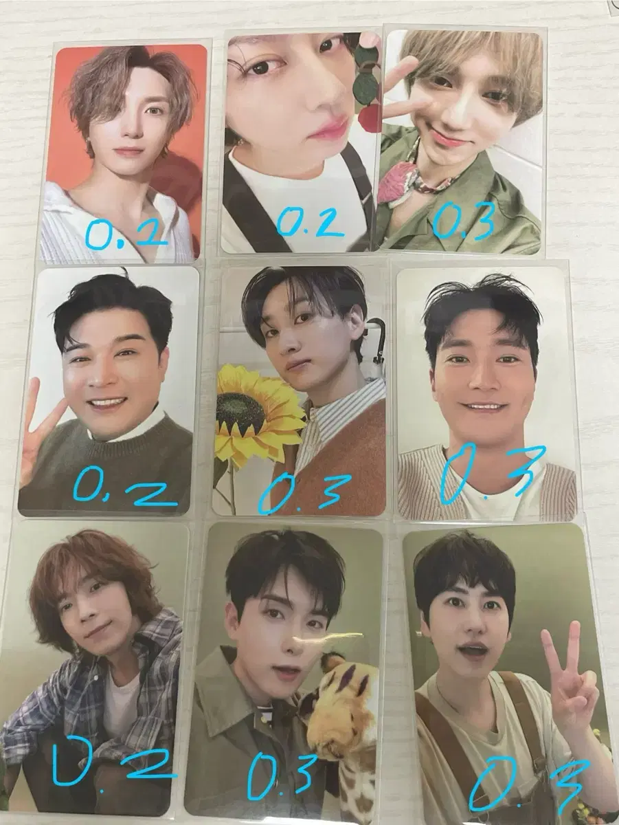 super junior2024season's greetingssig photocard sell leeteukheechulyesungshindong eunhyuksiwon haehaeokkyuhyun