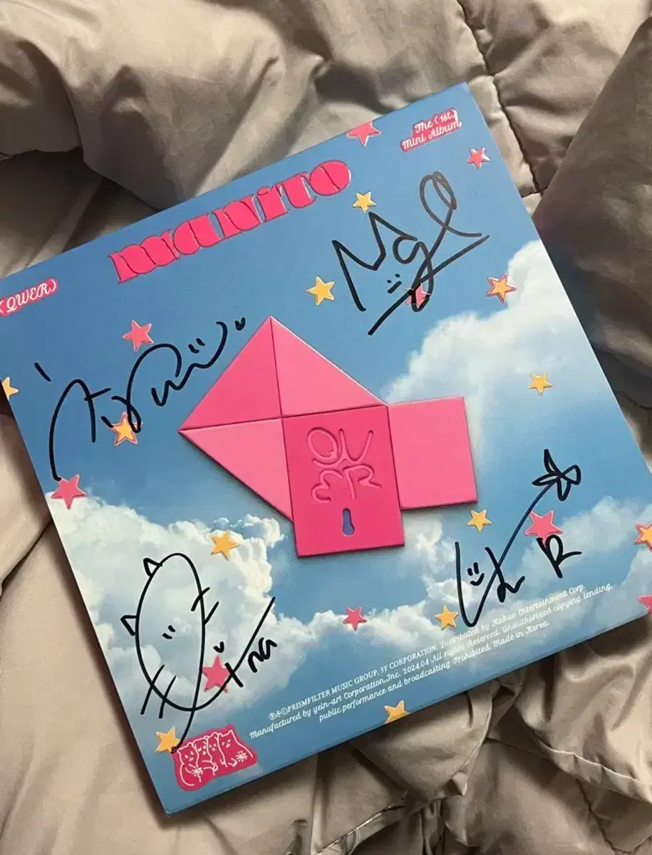 (No price change) QWER signed album Chodan Magenta hina siyeon