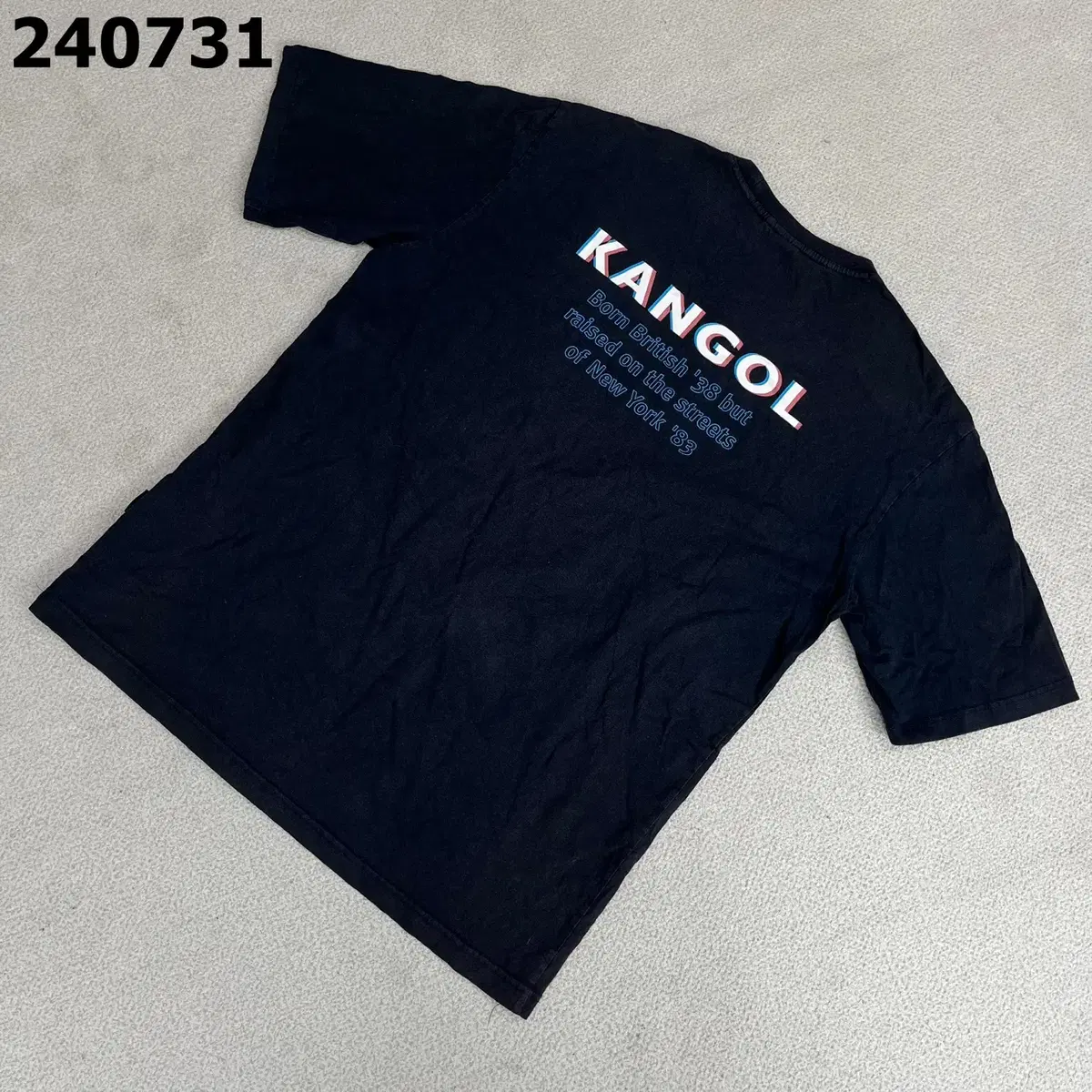 [XL] 캉골 KANGOL 백로고 반팔 티셔츠 731