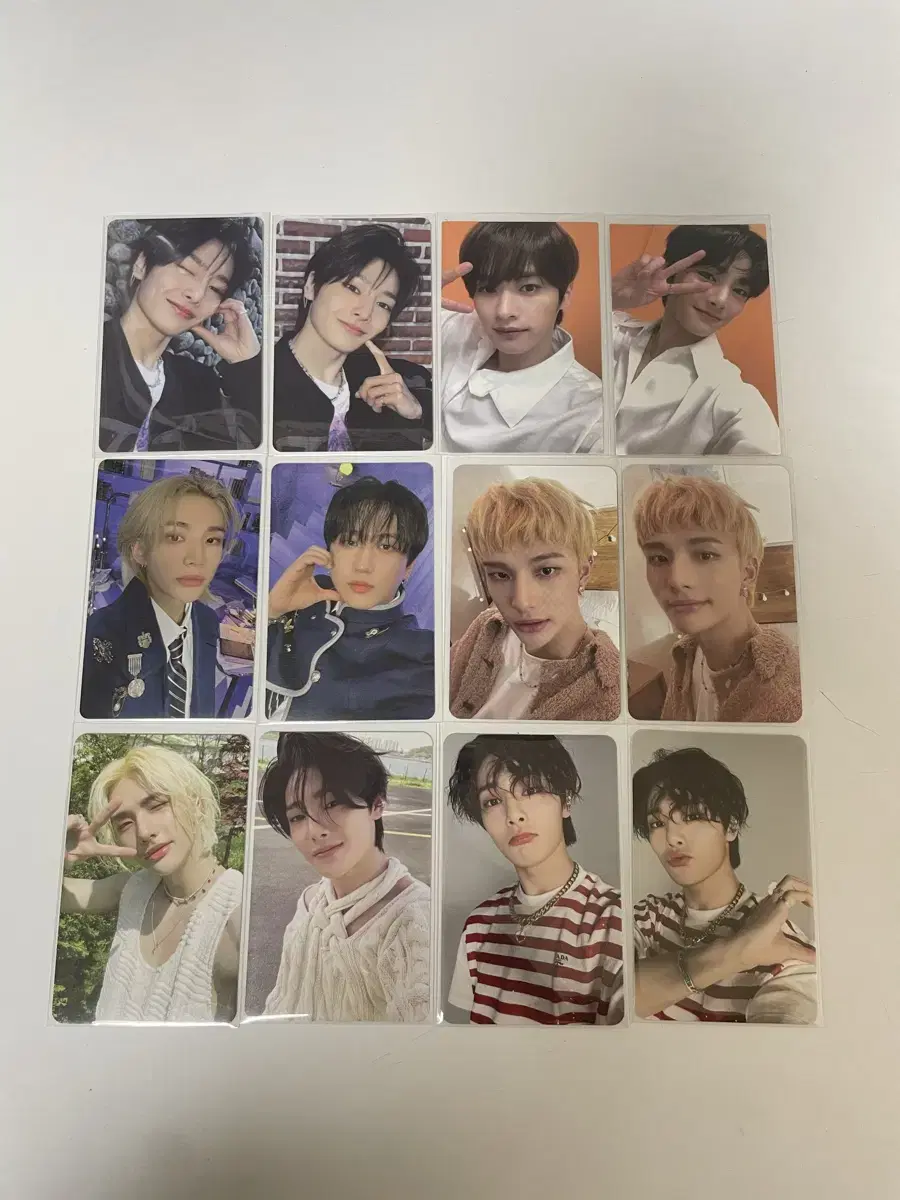 skz photocard bang chan lino changbin hyunjin jisung yongbok seungmin jungin