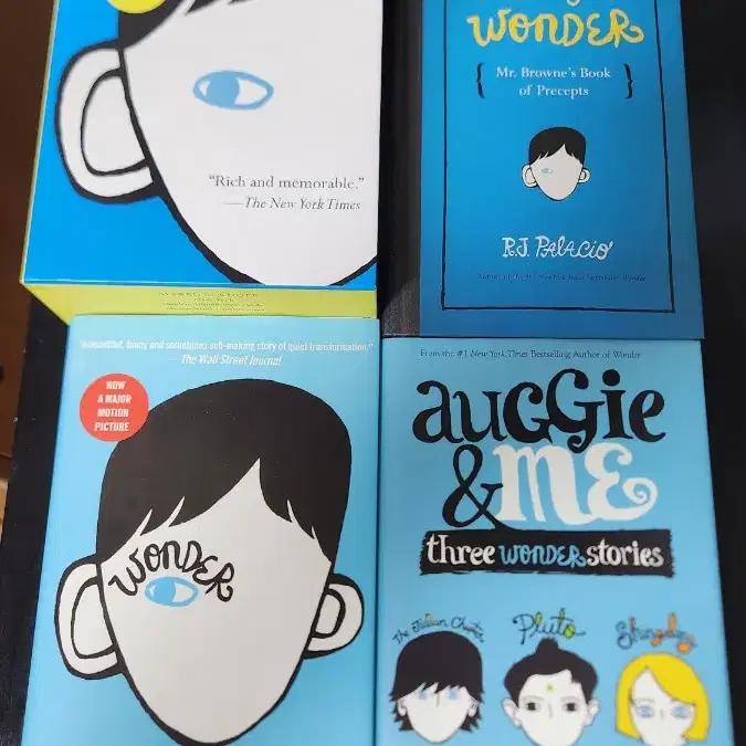 wonder,auggies & me,365days of wonder 박스