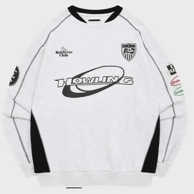 리트리버클럽 howling soccer crewneck