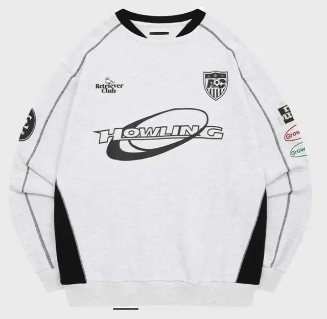 리트리버클럽 howling soccer crewneck