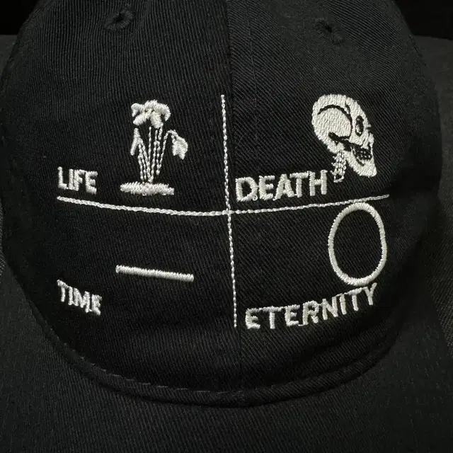 빈티지 모자 Life Death Time Eternity ...