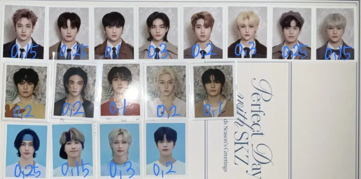 Straykids 증사 wts bang chan lee know changbin hyunjin han felix seungmin i.n.