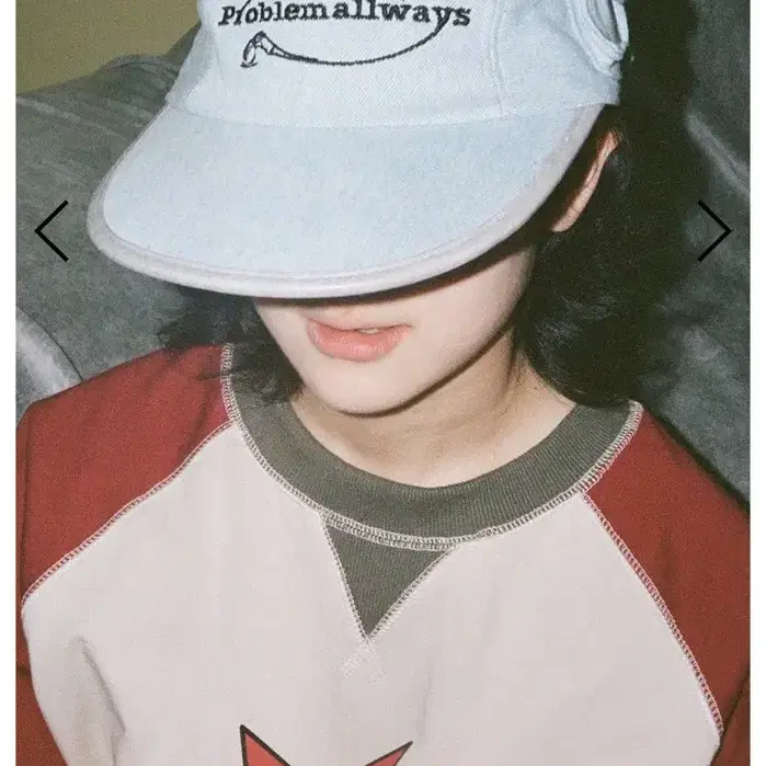 Problemallways logo denim pocket campcap