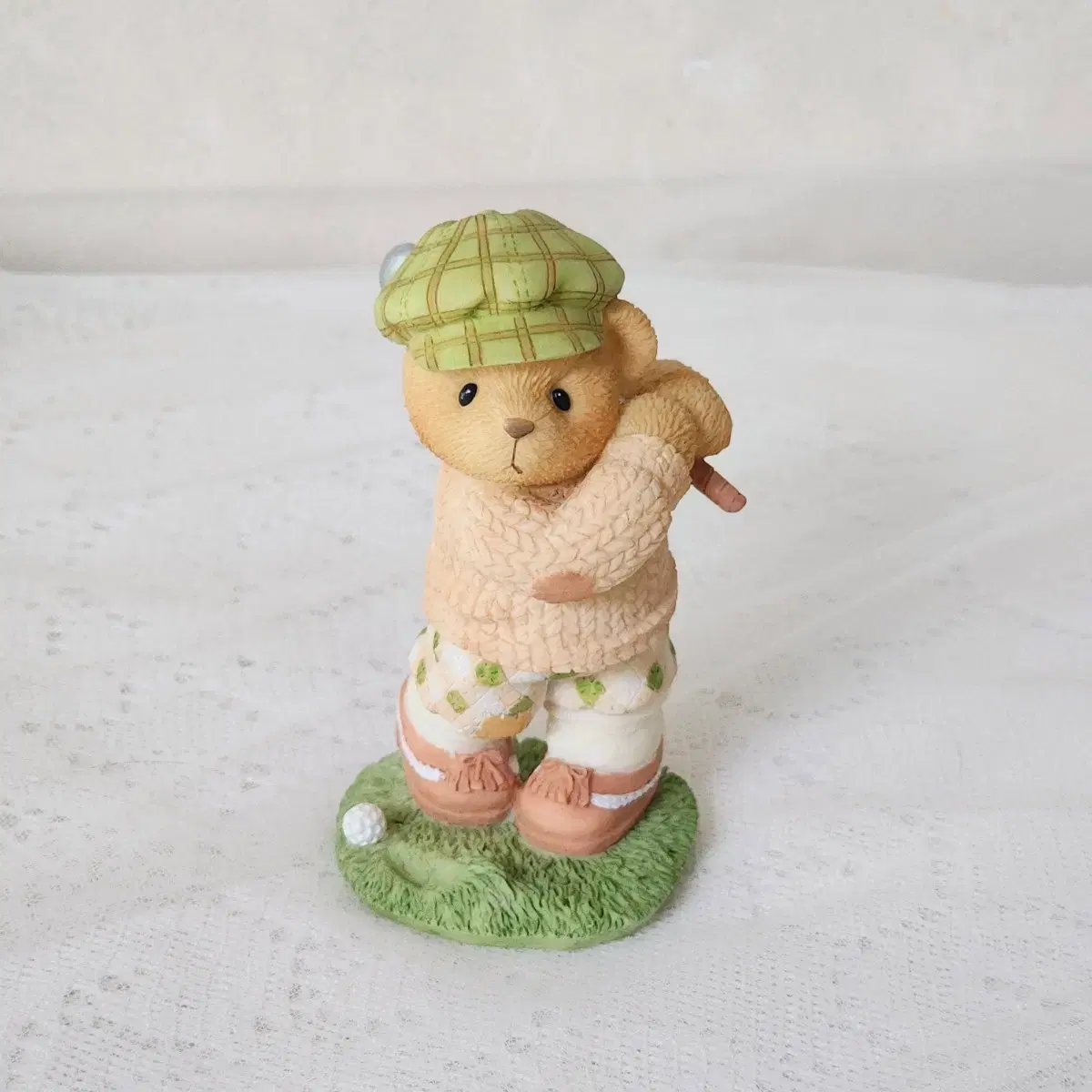 체리쉬드 테디즈 Cherished Teddies 빈티지소품 피겨린 골프