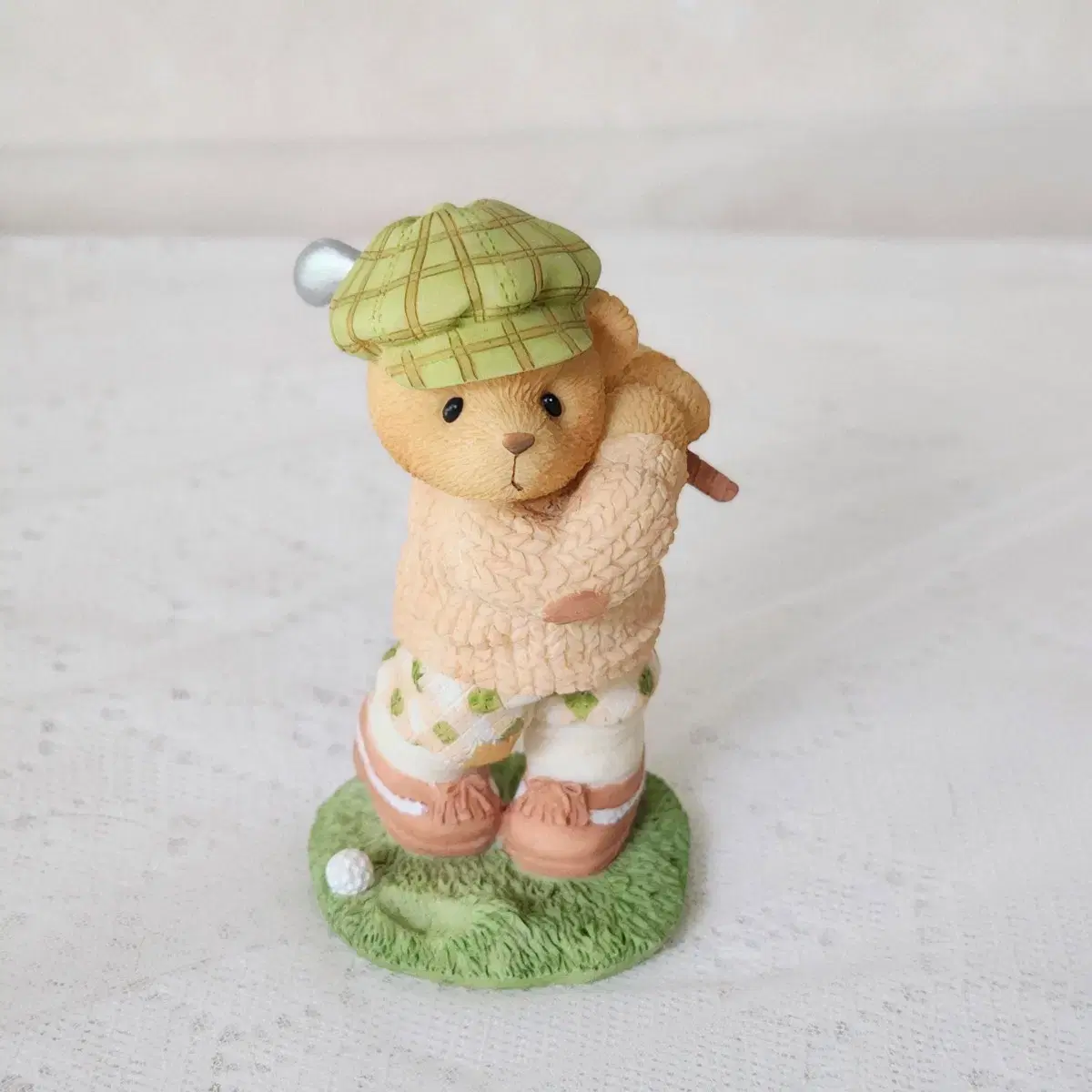 체리쉬드 테디즈 Cherished Teddies 빈티지소품 피겨린 골프