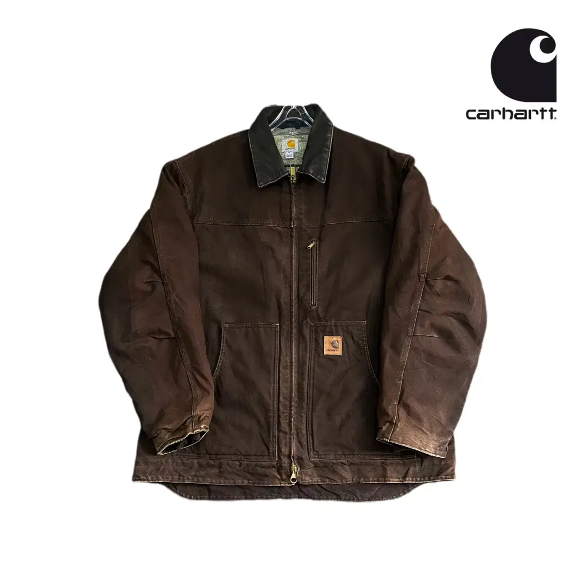 Calhart C61 Dark Brown Sandstone Work Jacket