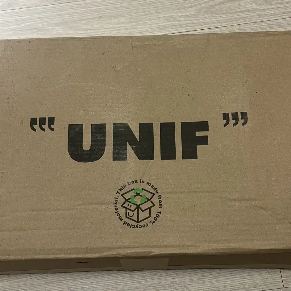 Unif 유니프 Trinity Boots (새상품) 통굽 부츠