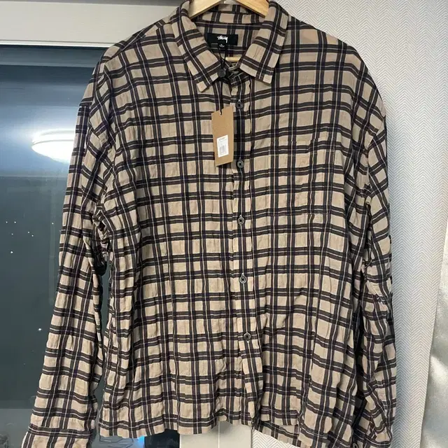 새상품 Stussy SONOMA PLAID SHIRT스투노 소노마 탄 셔