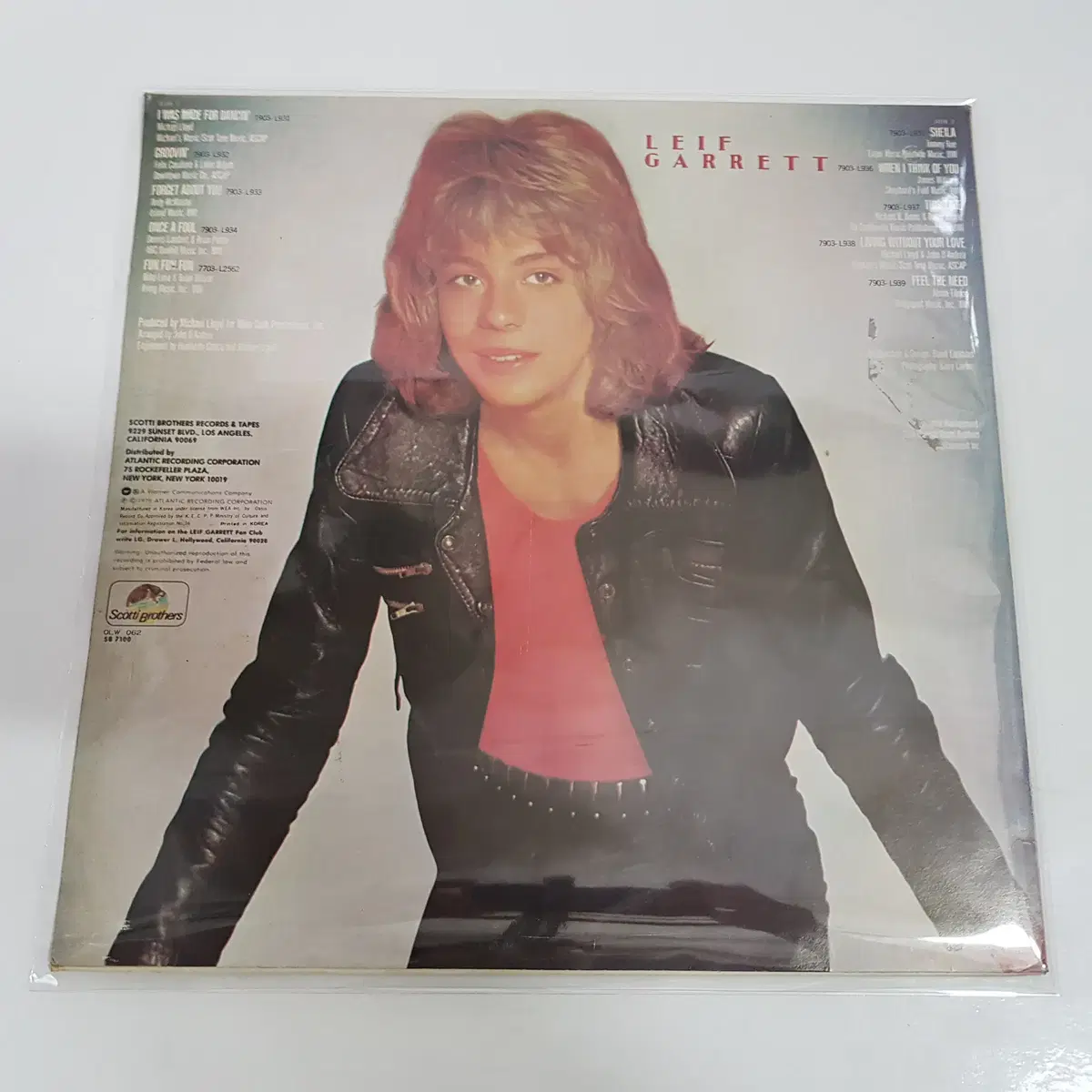 Leif Garrett   Feel The Need  LP