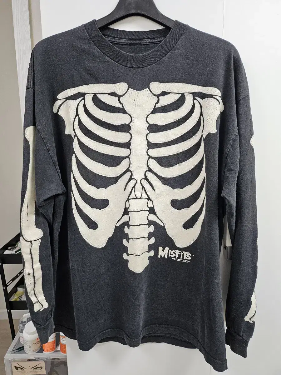 [XL]90s Misfits Bone Long Sleeve