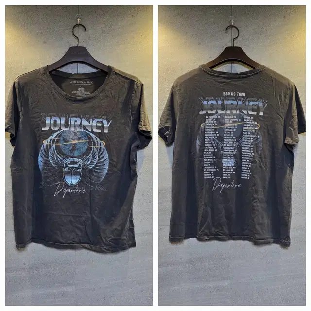 JOURNEY .1980 US TOUR.오피셜 굿즈 티셔츠!