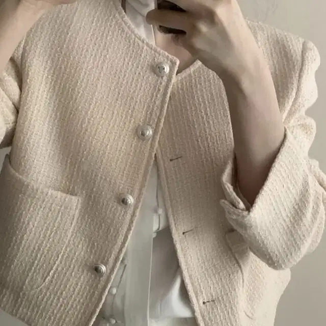 봉주르 프로젝트 march tweed jacket 팝니다