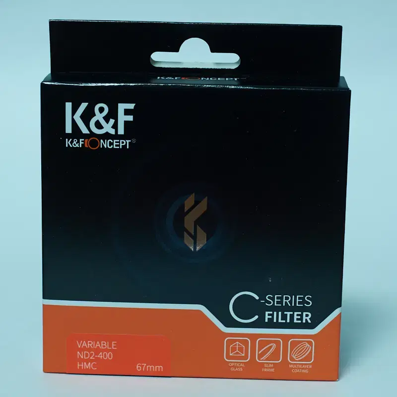 K&F Concept 67mm HMC 가변 ND2-400 필터 (새상품)