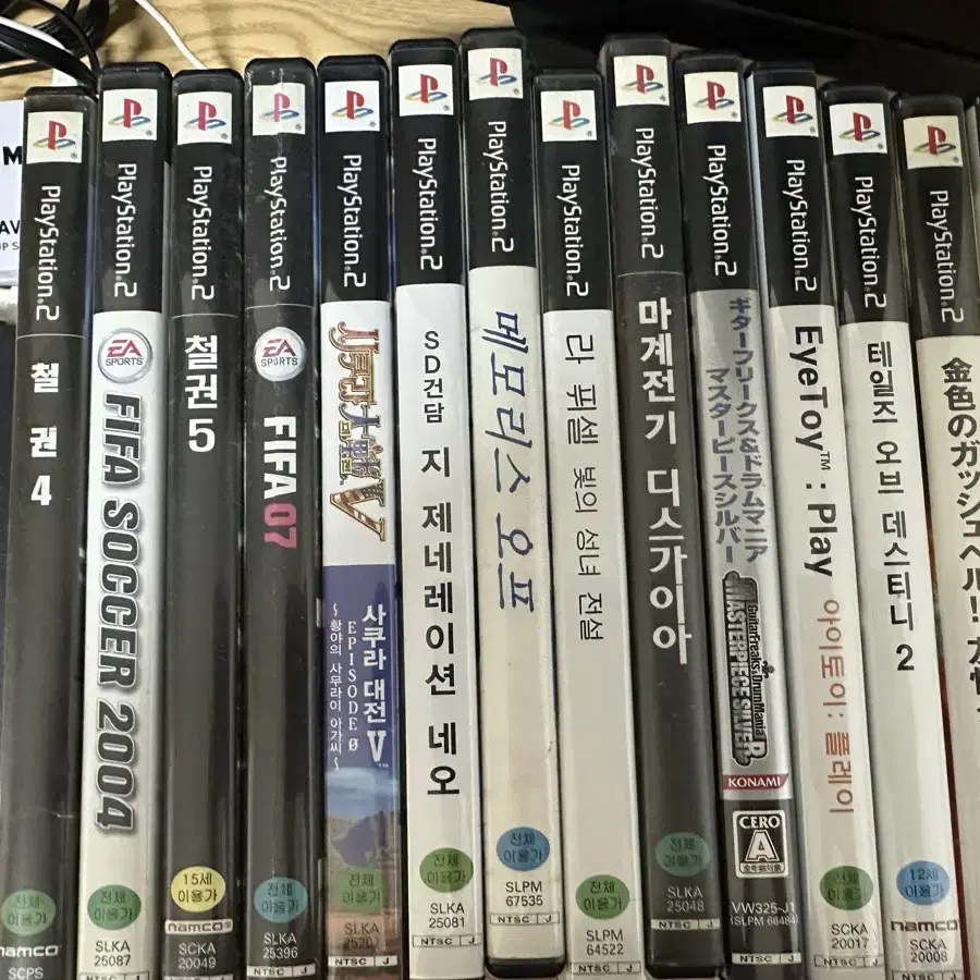 ps2, 기타 프릭스, 여러 게임 일괄로 판매합니다