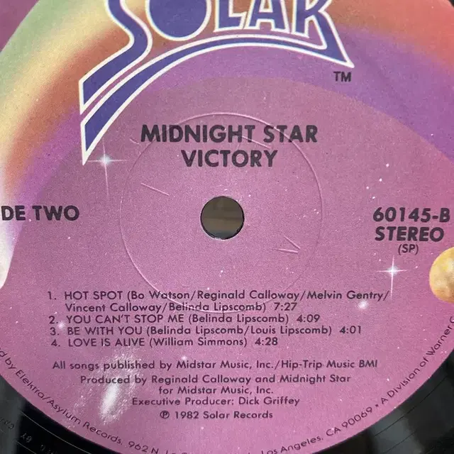 MIDNIGHT STAR  LP / C1557