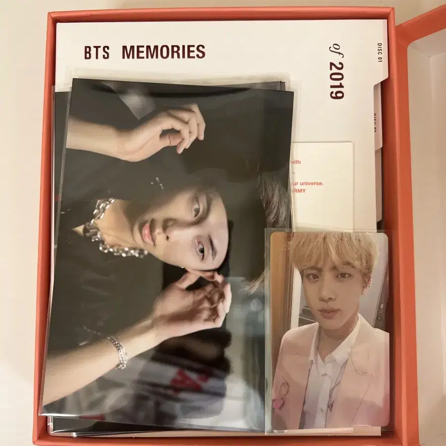 방탄소년단 bts 2019 메모리즈 블루레이 블레 포카 석진 진