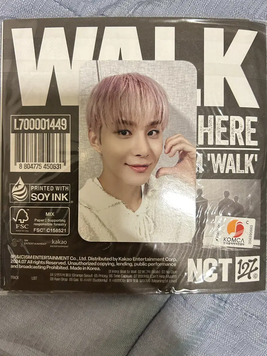 nct 127 @nct127 piggyduck jungwoo buncheol sealed album unreleased photocard set