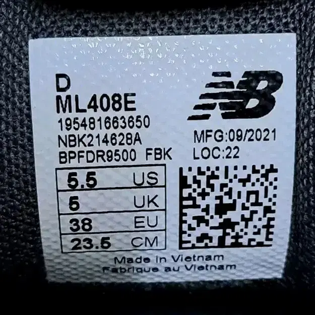 뉴발란스 ML408E  운동화   235