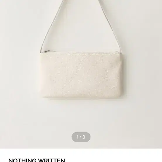 낫띵리튼 Panini leather bag (Ivory)