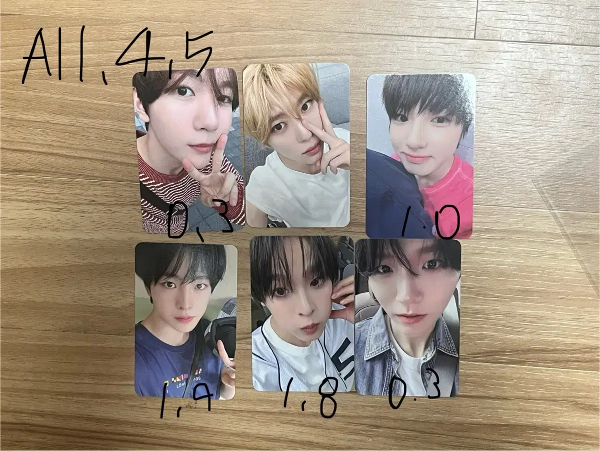 Dima Mu nct wish riku Yuushi sion Rei Ryosakuya unreleased photocard photocard WTS