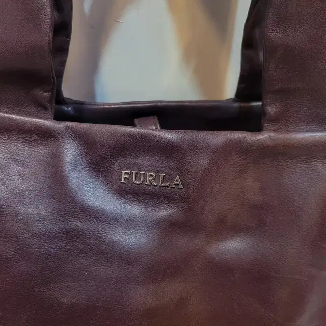 FURLA 훌라 퍼플 리본 토트백