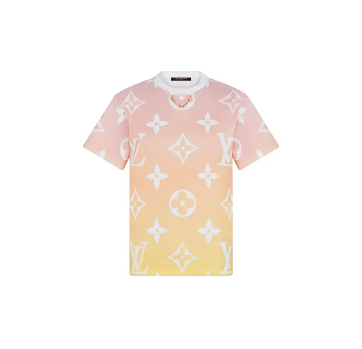 [XS] LV Women's Sunrise Monogrammed Short Sleeve T-Shirt