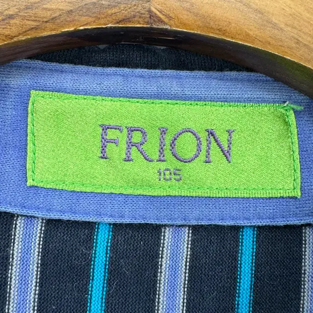 FRION 프라이언 스트라이프 셔츠 남방 (105 size / NAVY)