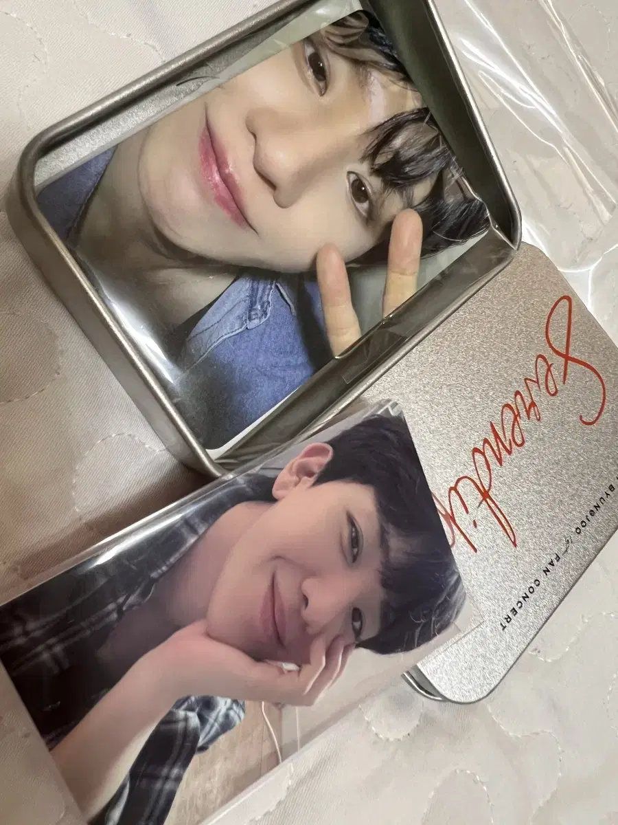 Completed Two Photo Cards Tin Case Incentive