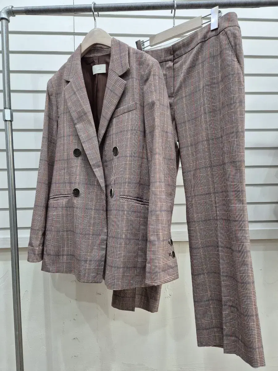 JJ Jigot Check Jacket Pants SET