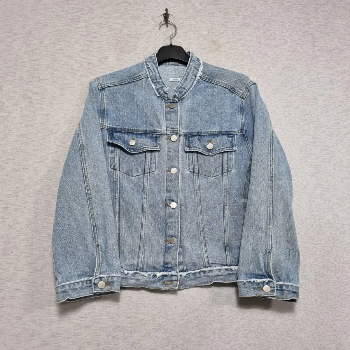 Cobalt Henry Neck Denim Jacket W90ㅡ0823