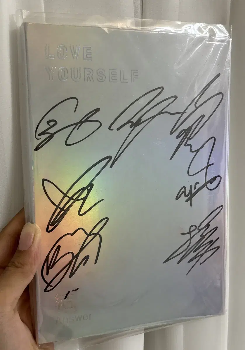 Bangtan's autograph sign album